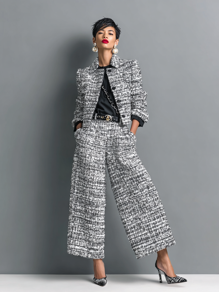 Akira Stylish Two-Piece Set Two-Piece Sets — Céline de Montréal — view 2