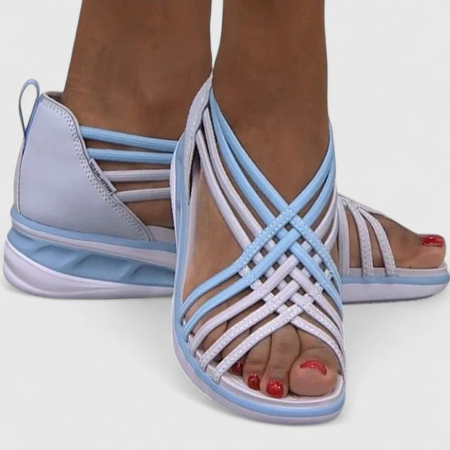 Clara orthopedic sandals Céline de Montréal