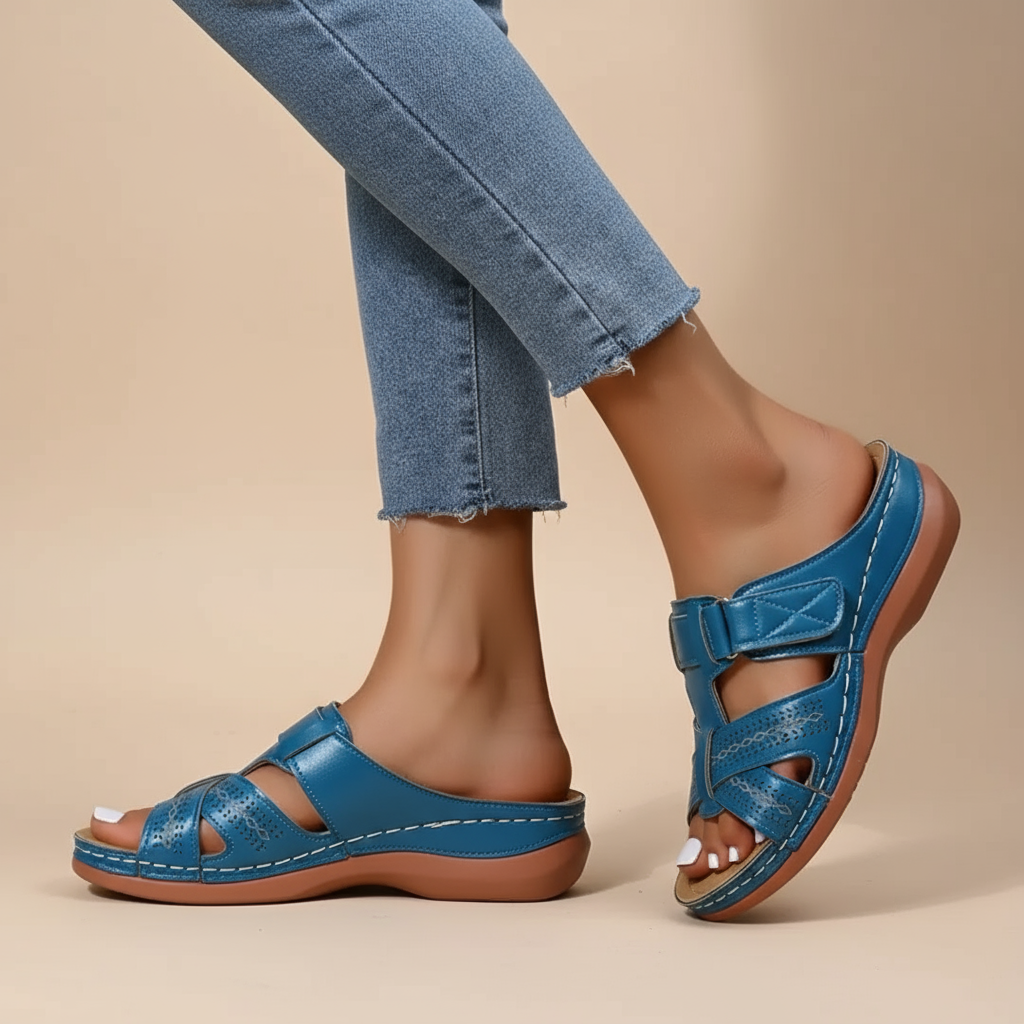 Vivian Orthopedic Sandals — Céline de Montréal — view 3