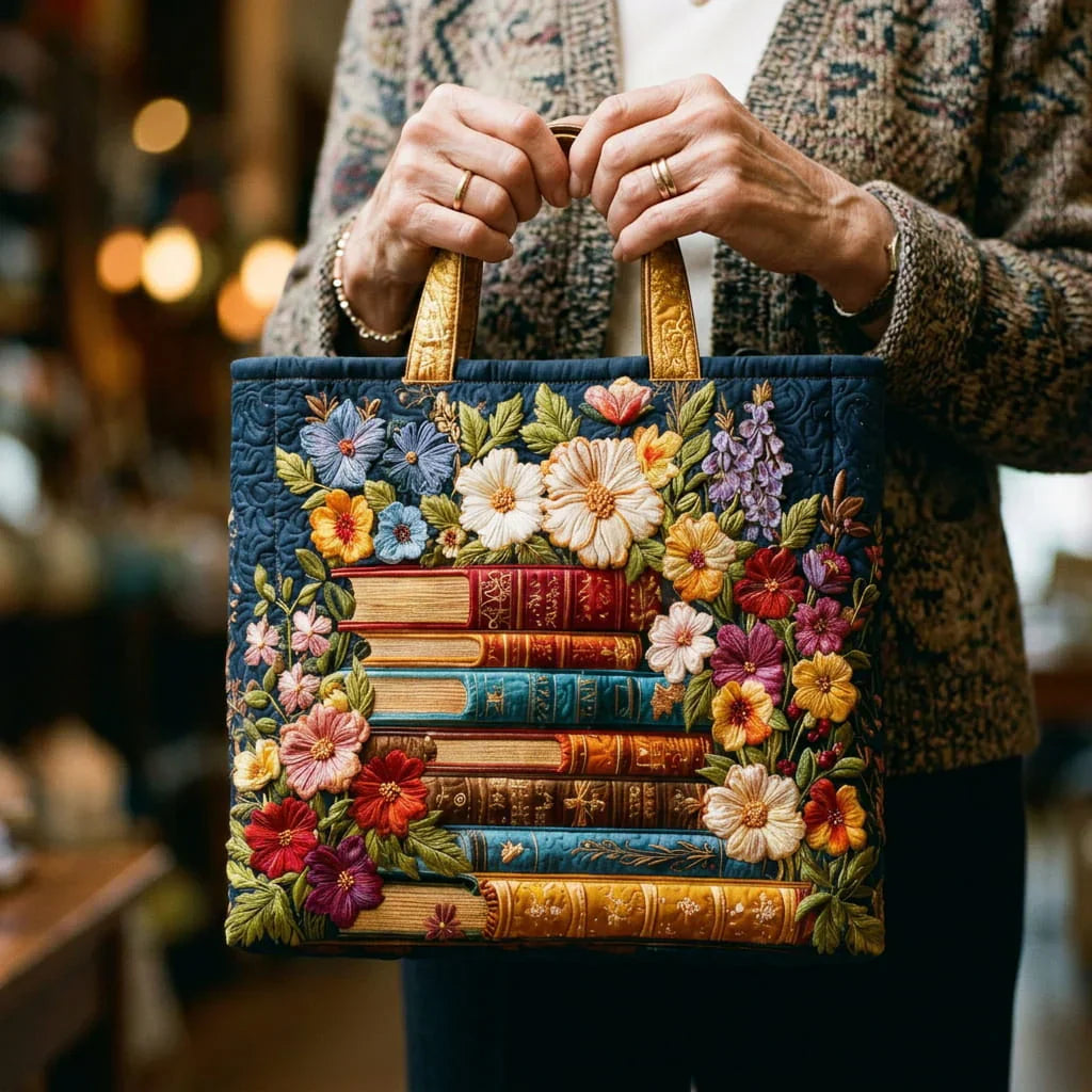 Floral Books Handmade Bags — Céline de Montréal — view 2