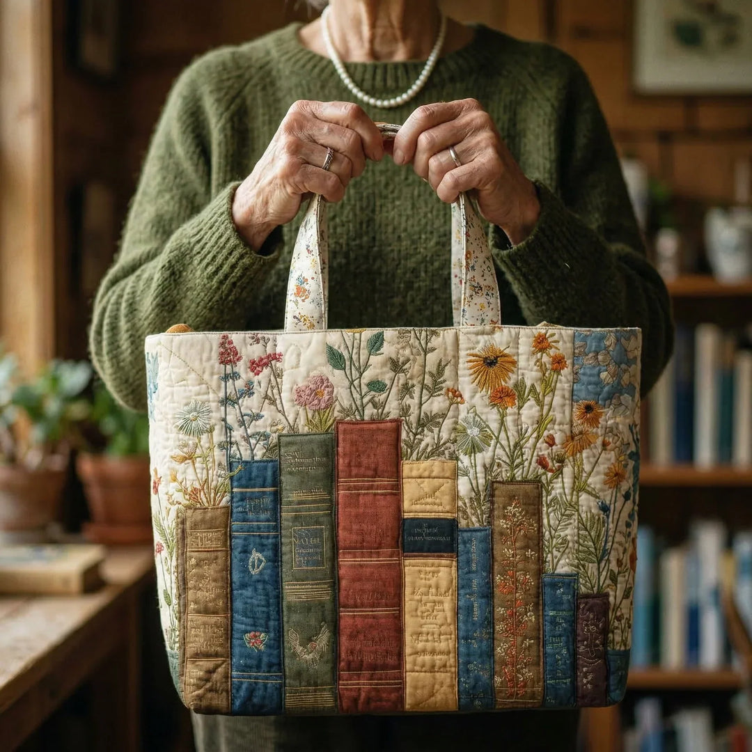 Books Flowers Handmade Bags — Céline de Montréal — view 2
