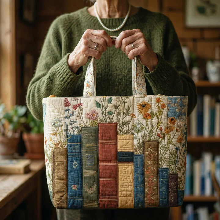 Books Flowers Handmade Bags — Céline de Montréal — view 2