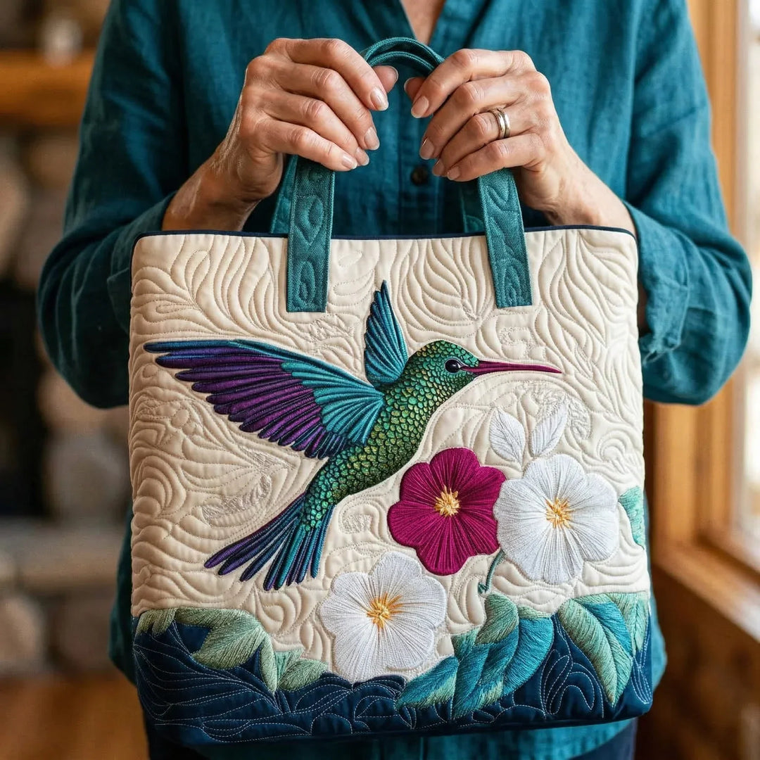Hummingbird & Flower Handmade Bags — Céline de Montréal — view 2