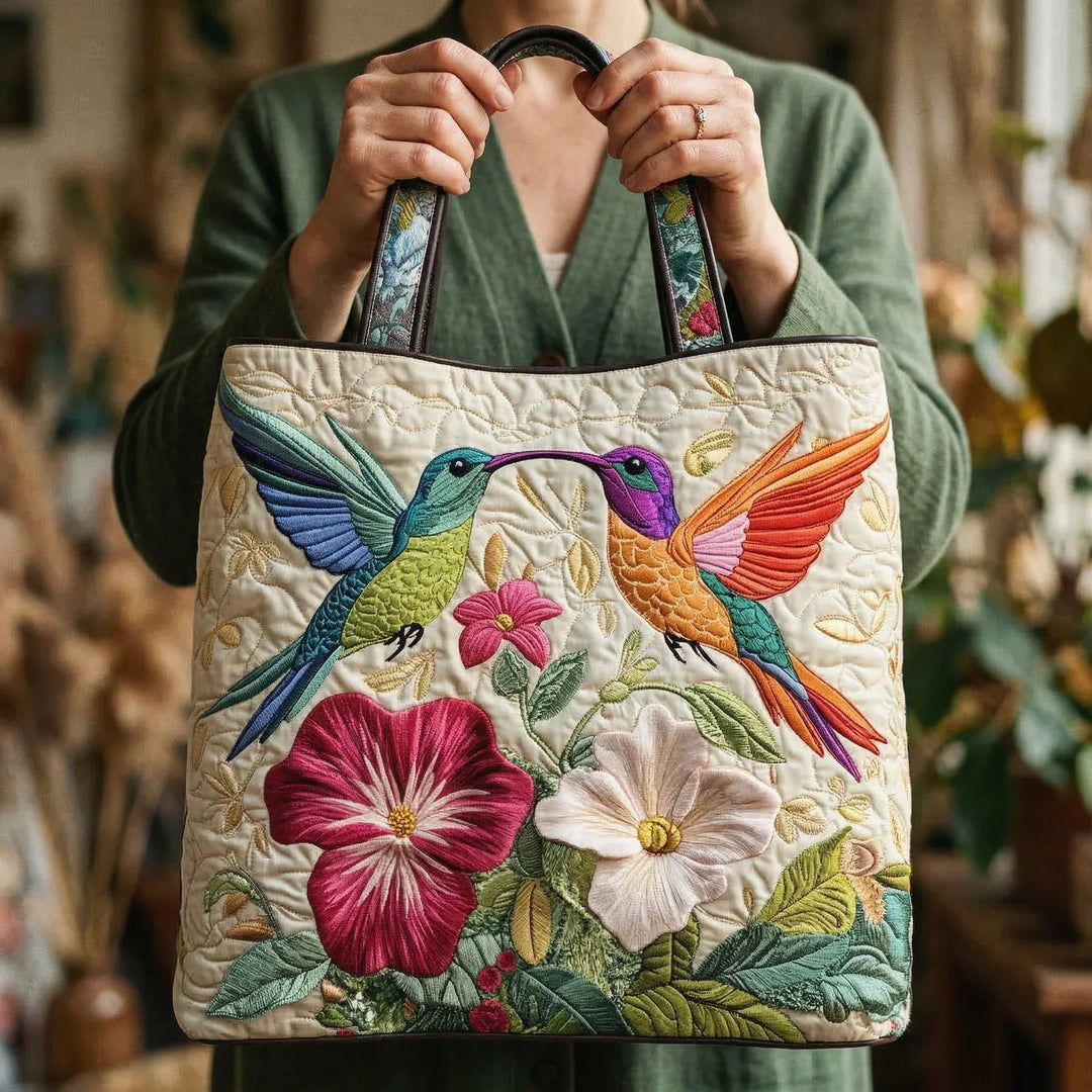 Hummingbird & Flowers Handmade Bags — Céline de Montréal — view 2