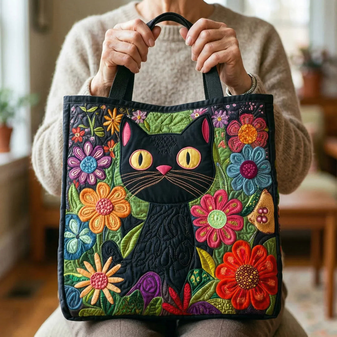 Enchanted Black Cat Handmade Bags — Céline de Montréal — view 2