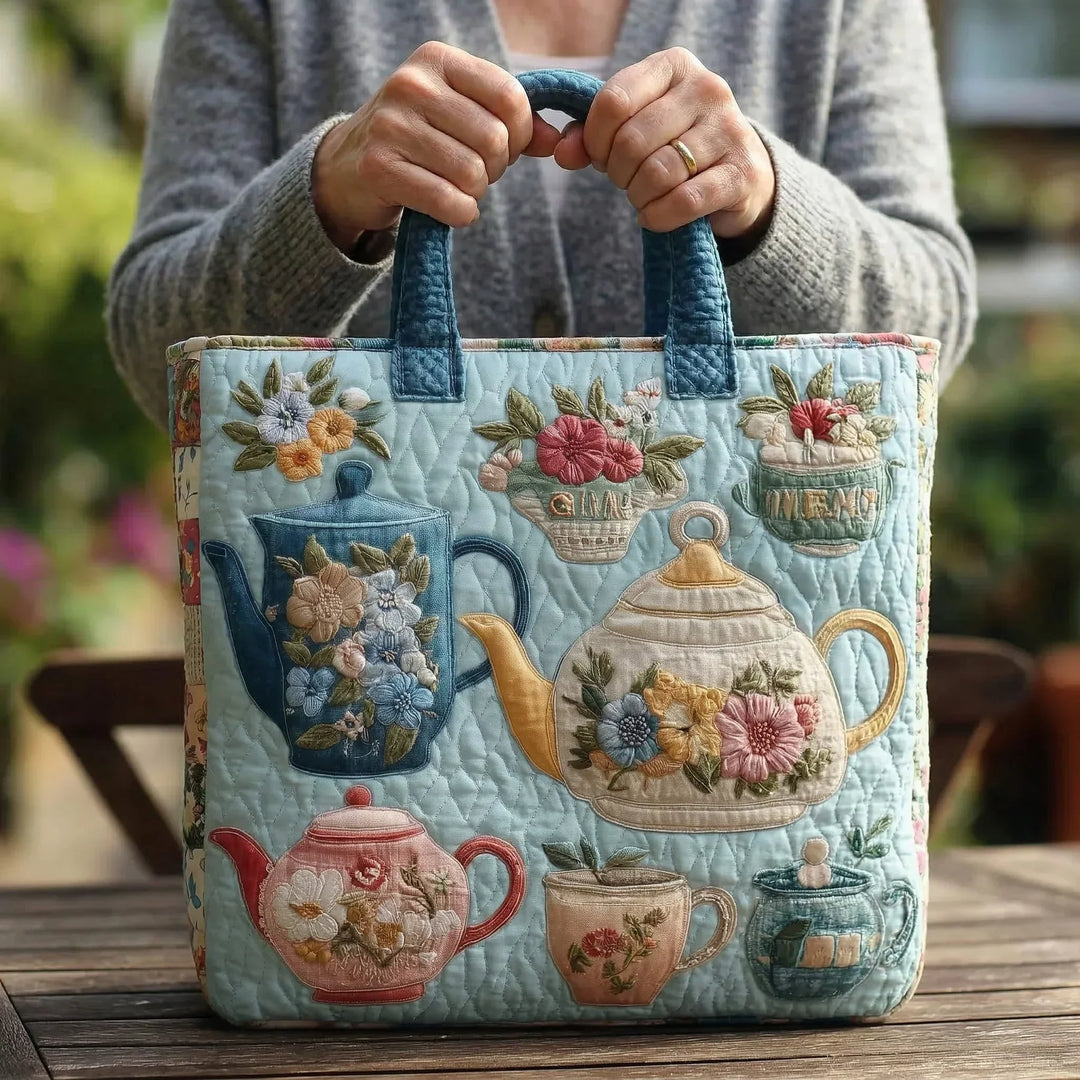Floral Pattern Handmade Bags — Céline de Montréal — view 2