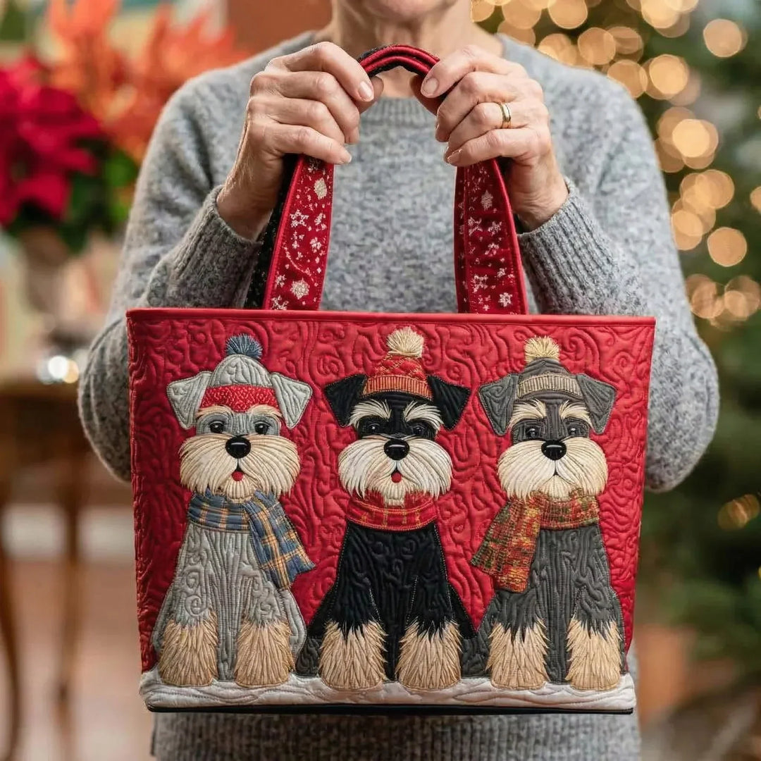 Trio of Schnauzers Handmade Bags — Céline de Montréal — view 2