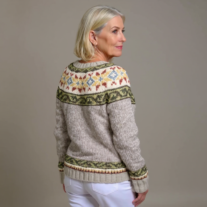 Autumn Icelandic Cardigans — Céline de Montréal — view 3