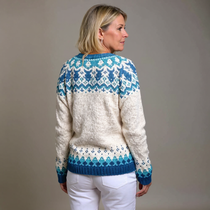 Eva Icelandic Cardigans — Céline de Montréal — view 3