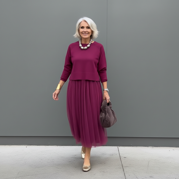 Emmie Elegant Two-Piece Set Two-Piece Sets — Céline de Montréal — view 5