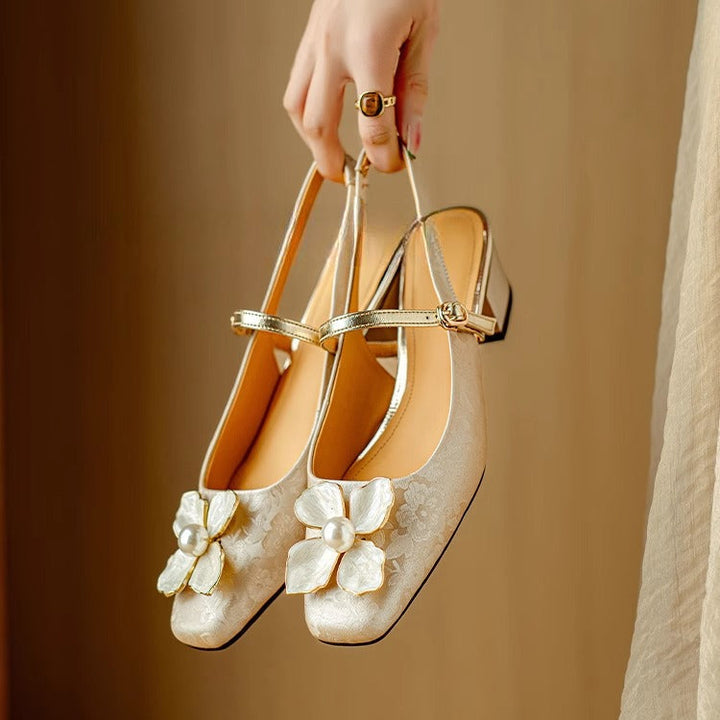 Genine Slingback Pumps Pumps — Céline de Montréal — view 9