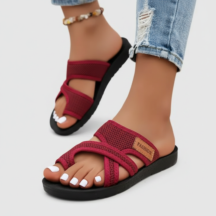 Solène orthopedic sandals Céline de Montréal