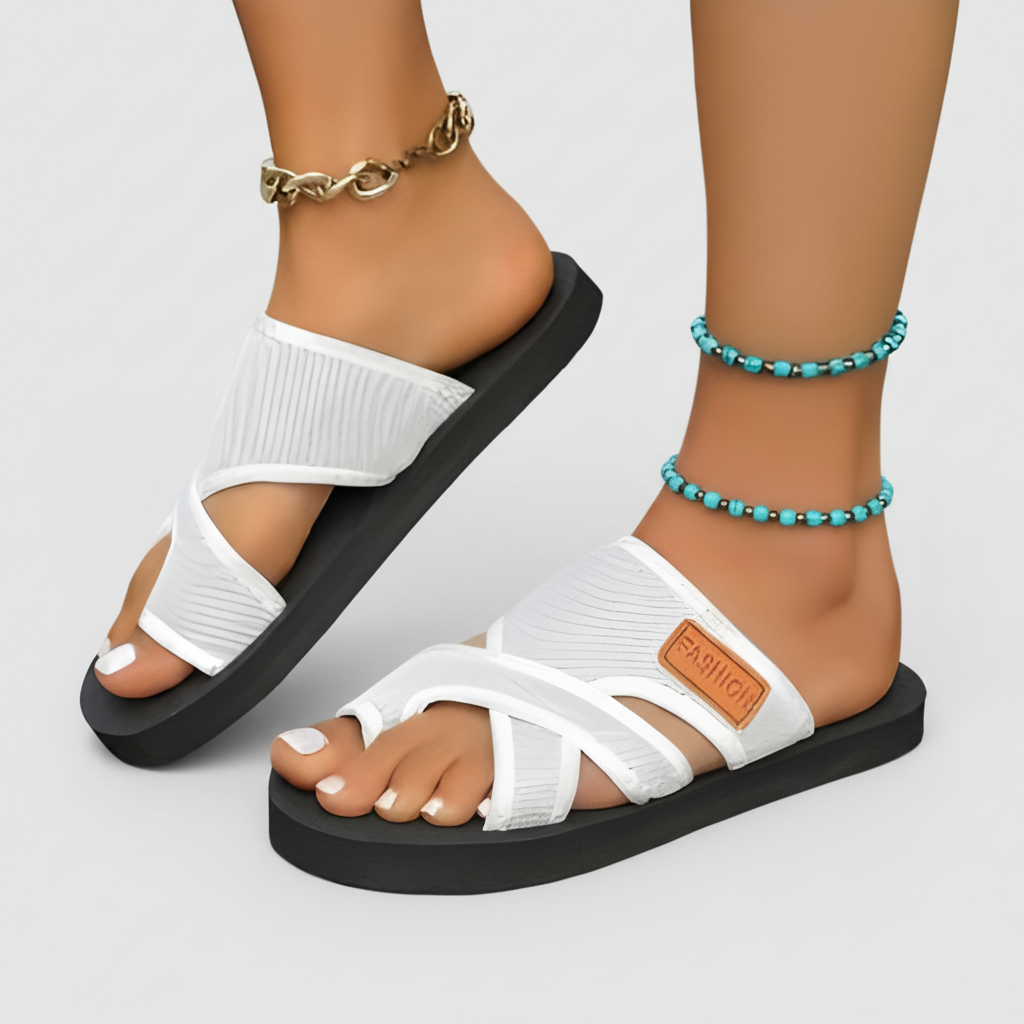 Solène orthopedic sandals Céline de Montréal