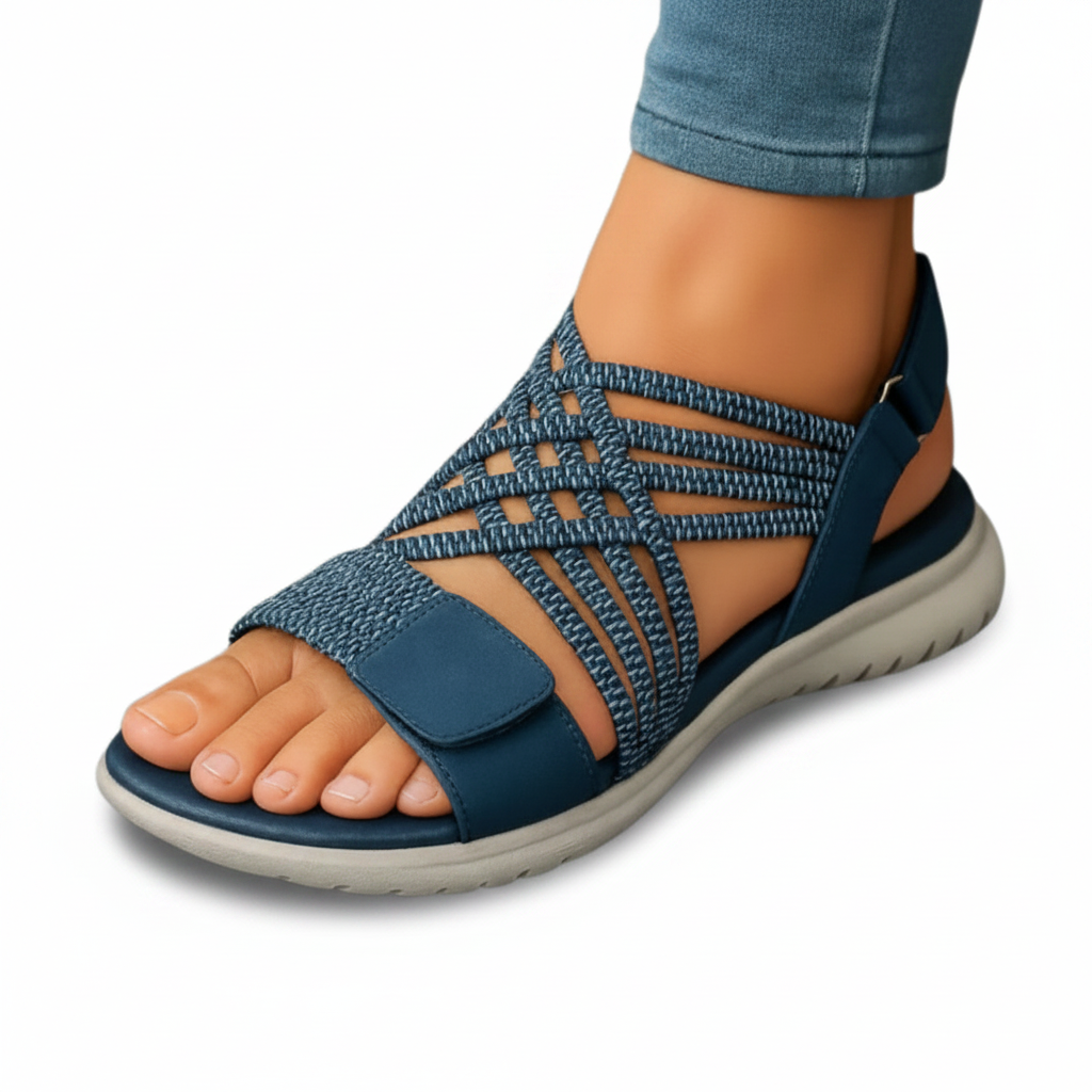 Cécile orthopedic sandals Céline de Montréal