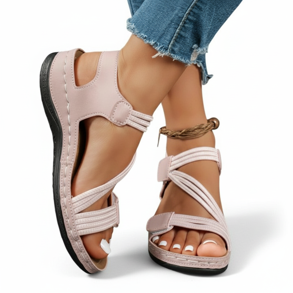 Léonie orthopedic sandals Céline de Montréal