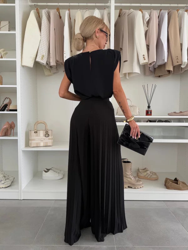 Evelyn Elegant 2-Piece Set Trousers — Céline de Montréal — view 8