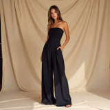 Delphine™ Strapless Jumpsuit | Corset-Inspired Elegant Jumpsuit