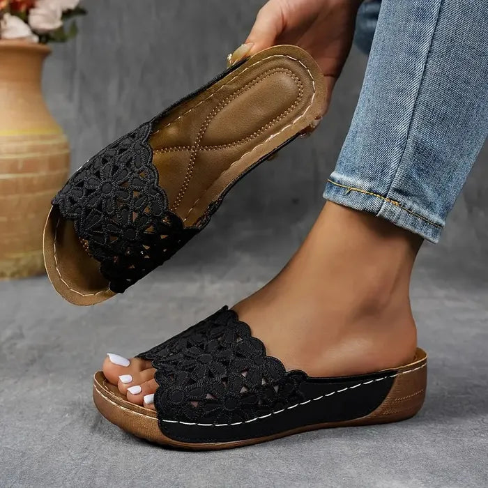 Delilah Orthopedic Sandals — Céline de Montréal — view 10