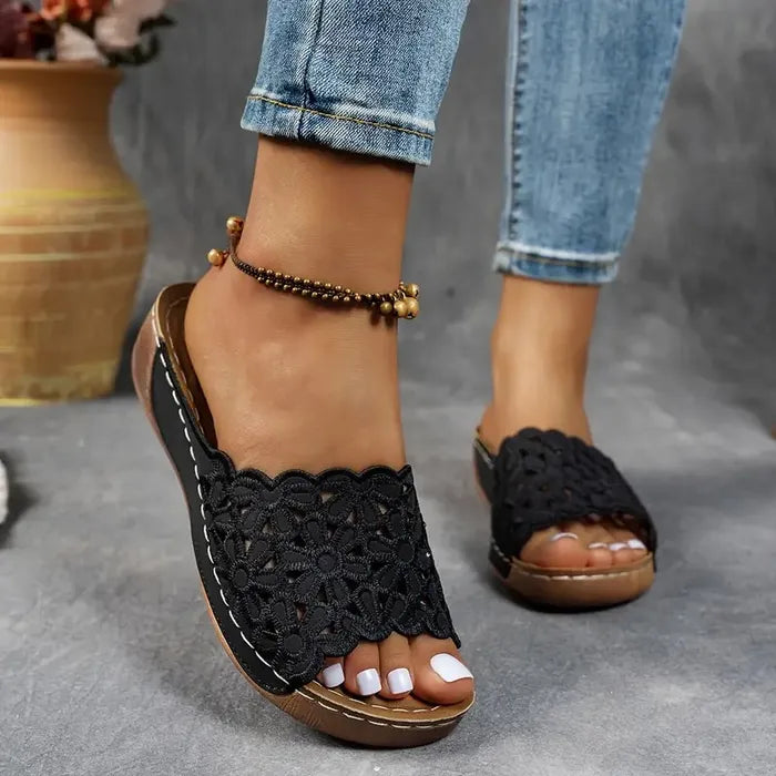 Delilah Orthopedic Sandals — Céline de Montréal — view 12