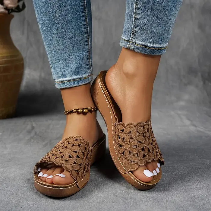 Delilah Orthopedic Sandals — Céline de Montréal — view 9