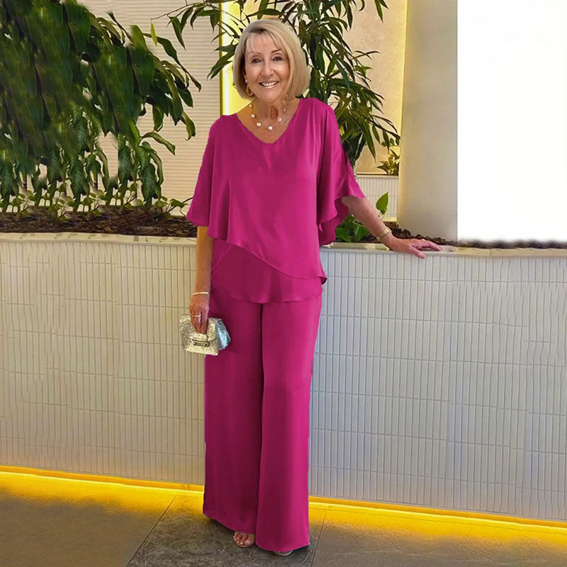 Sarina Elegant Two-Piece Set Two-Piece Sets — Céline de Montréal — view 5