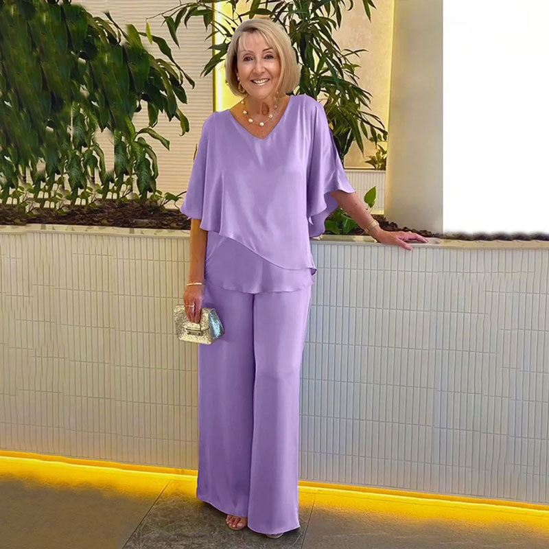Sarina Elegant Two-Piece Set Two-Piece Sets — Céline de Montréal — view 4