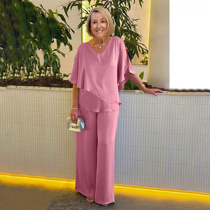 Sarina Elegant Two-Piece Set Two-Piece Sets — Céline de Montréal — view 3